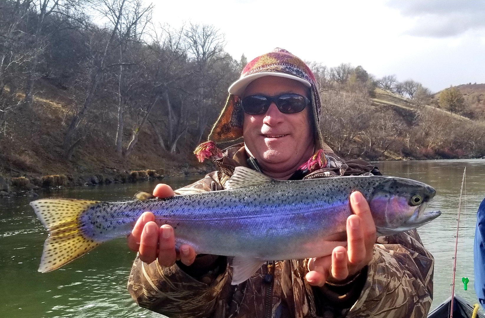 Weather doesn't stop the Klamath Steelhead 