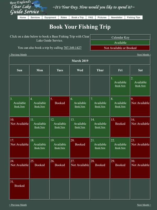 March Schedule 
