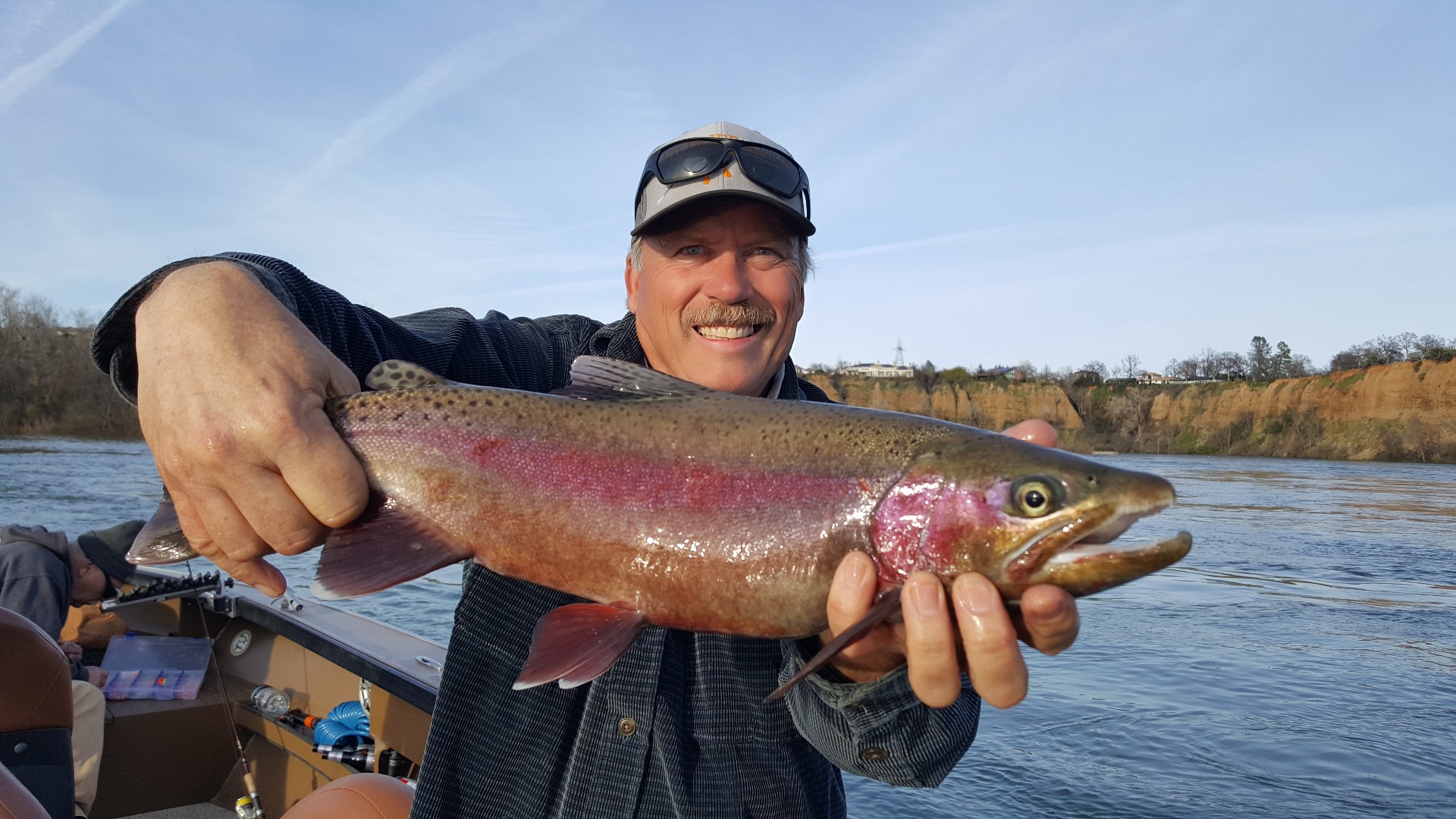 High water trout fishing!!