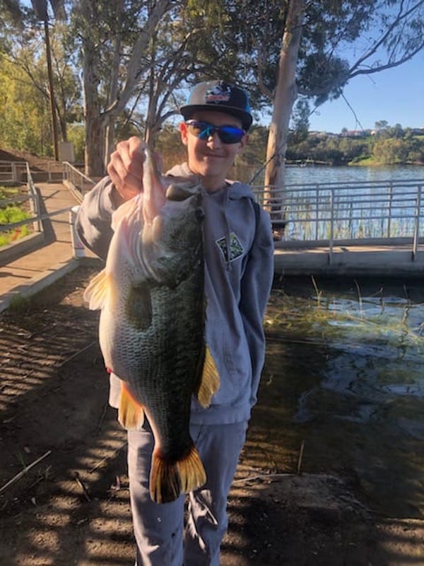 Lake Jennings Fish Report - Lake Jennings - 9lb. Largemouth Bass - March  16, 2019