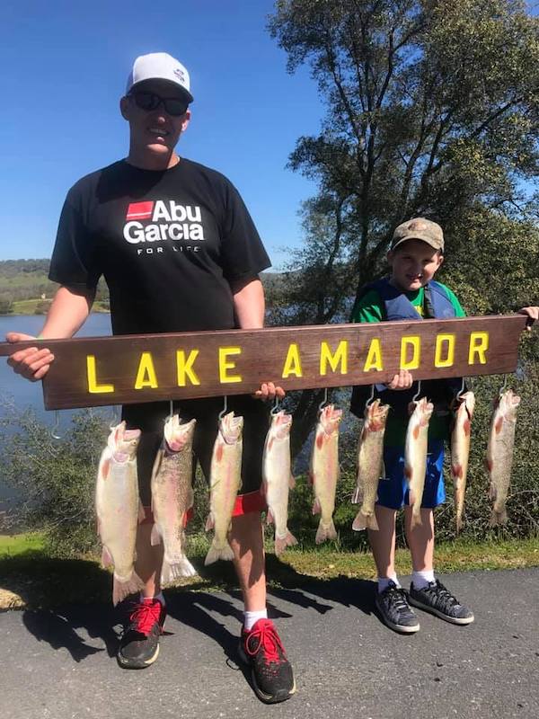 Lake Amador FIshing Report