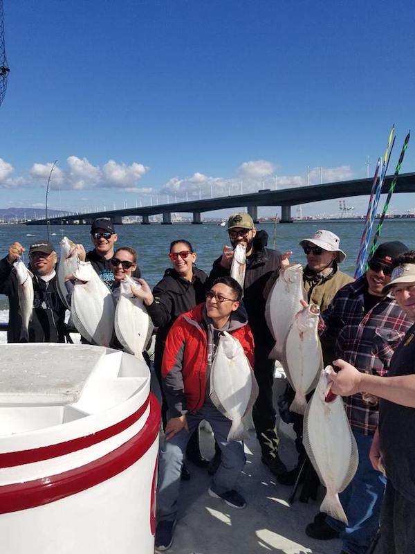 7 Halibut and 2 Striped Bass for 20 Anglers 
