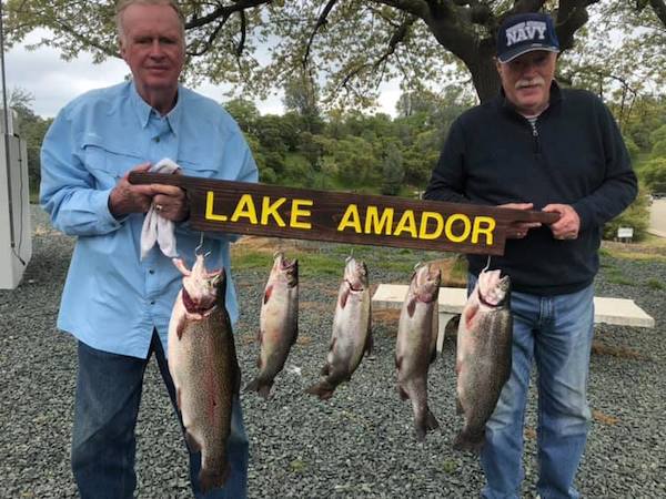 Lake Amador Fish Report - Lake Amador - Nice Rainbow Trout