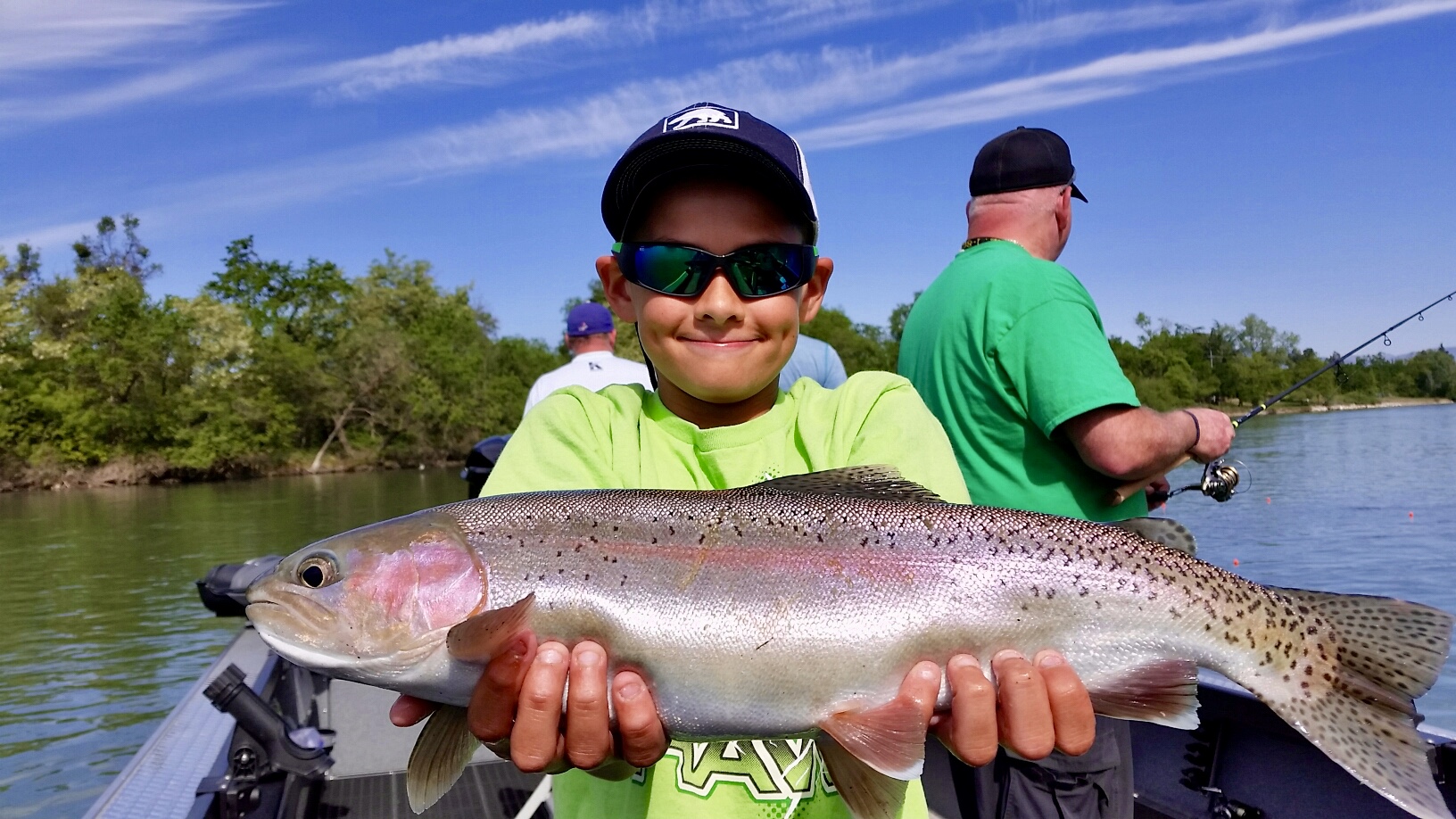 Sac River spring  rainbow trout fishing!