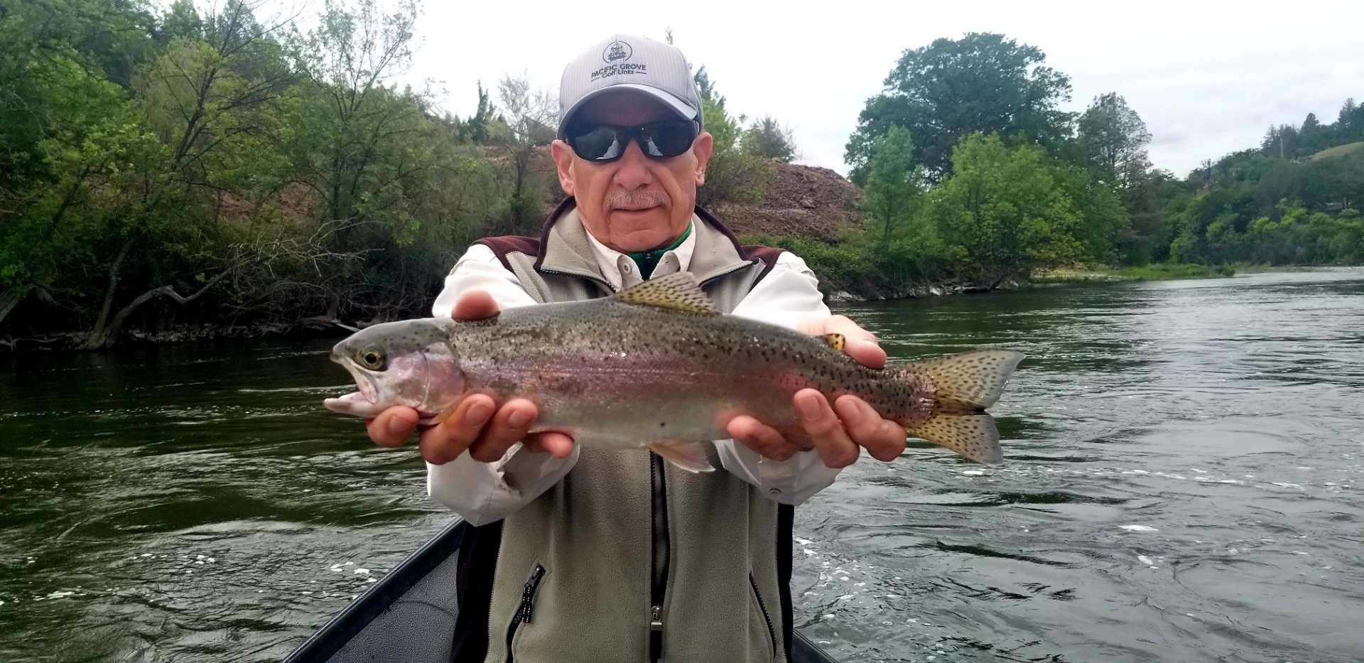 Klamath Fish biting despite the windy conditions 