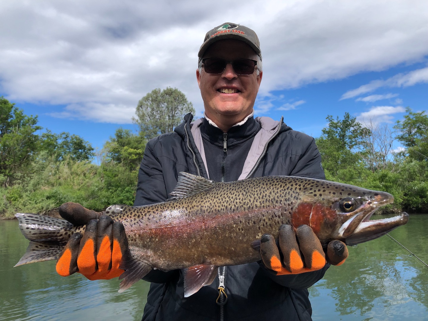 Sacramento River rainbow's on the bite!