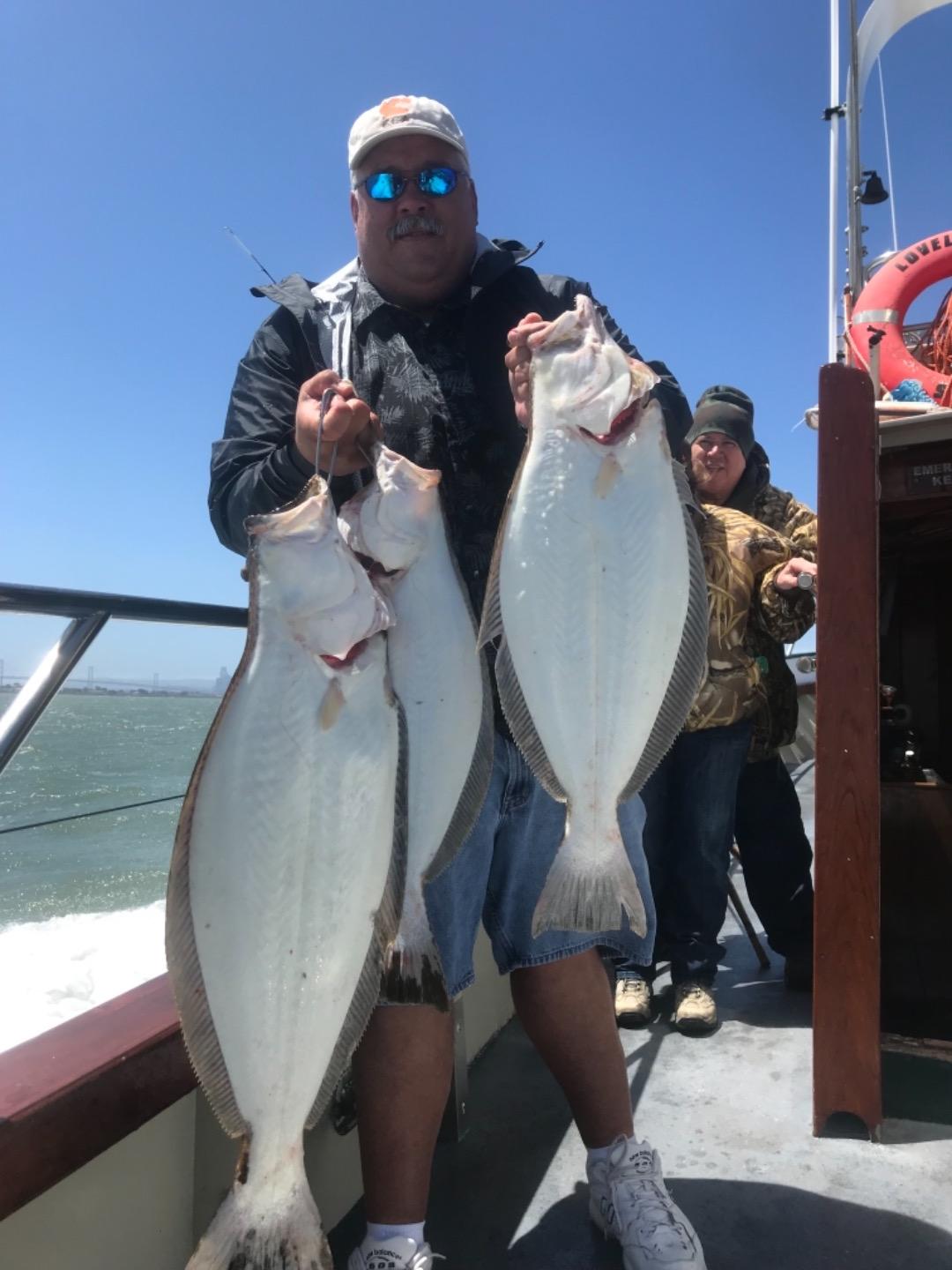 Lovely Martha scores Limits of halibut on a 1/2 day trip!