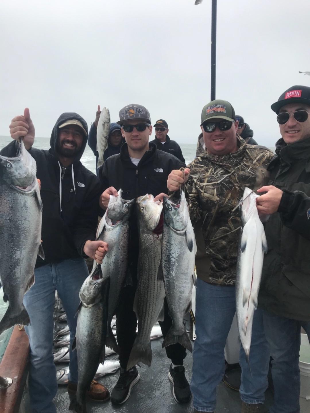 Another solid day of salmon fishing!