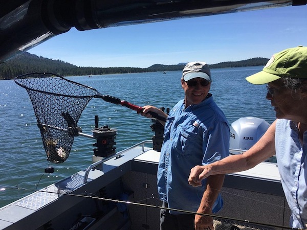 Good Fishing on Davis Lake This Week 
