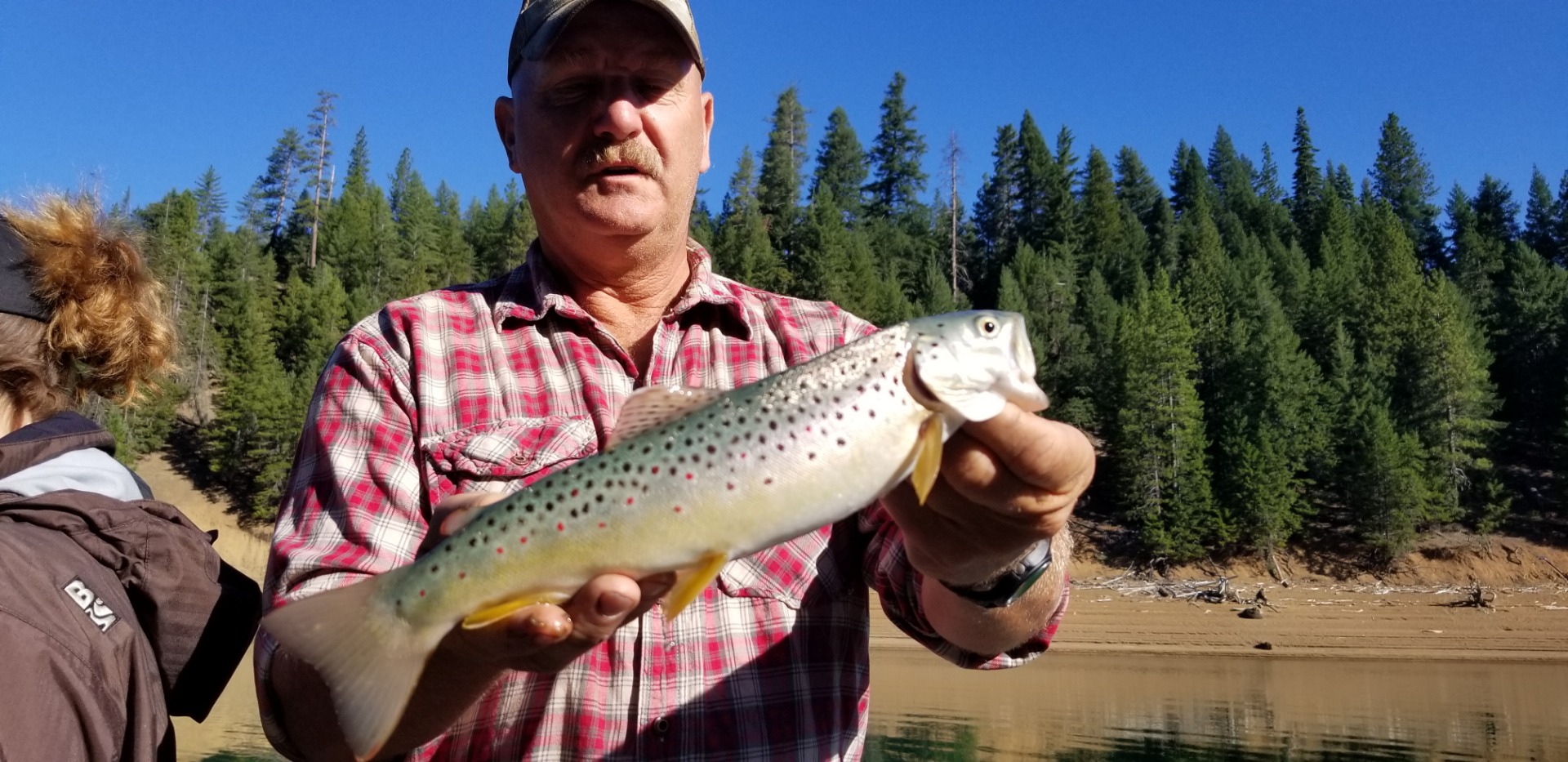 Ripping Lips on McCloud reservoir 