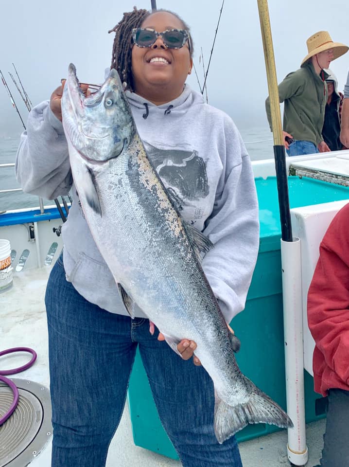 Salmon Fishing off Pedro Point