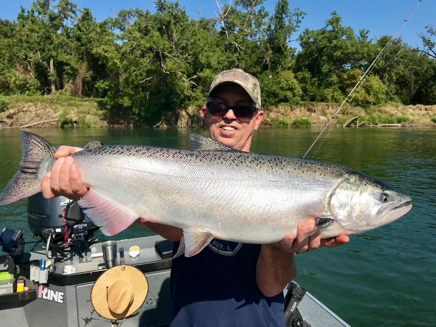 Fishing - Sac River salmon fishing today!