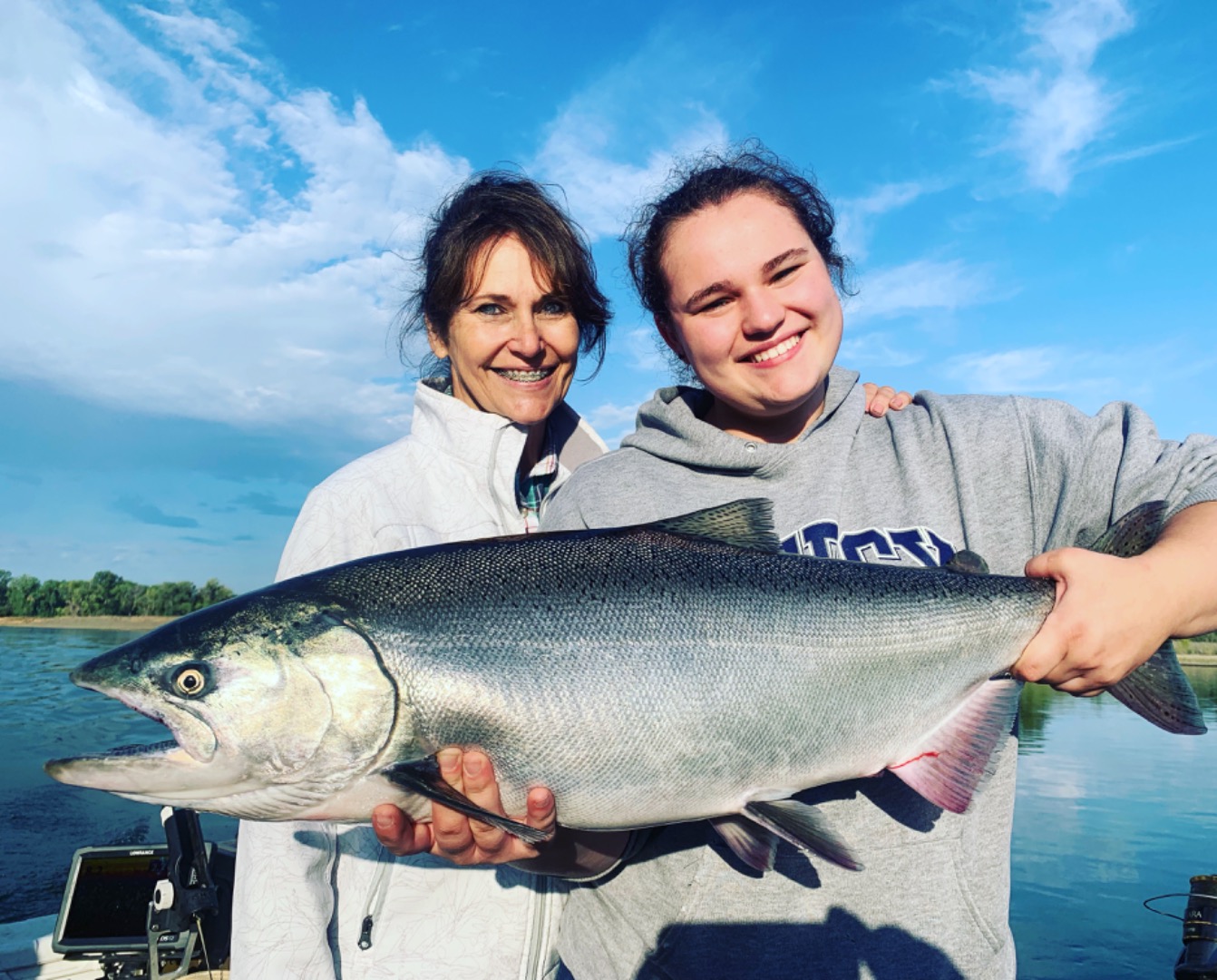 Salmon fishing is  showing improvement 