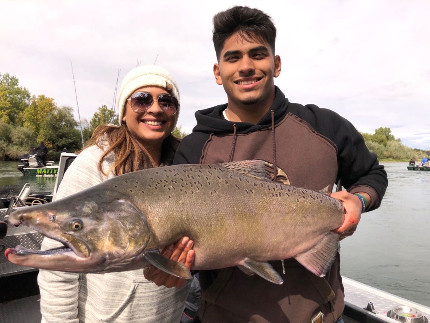 Rain brings lots of salmon