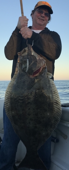 Big Halibut Being Caught December 31 1969