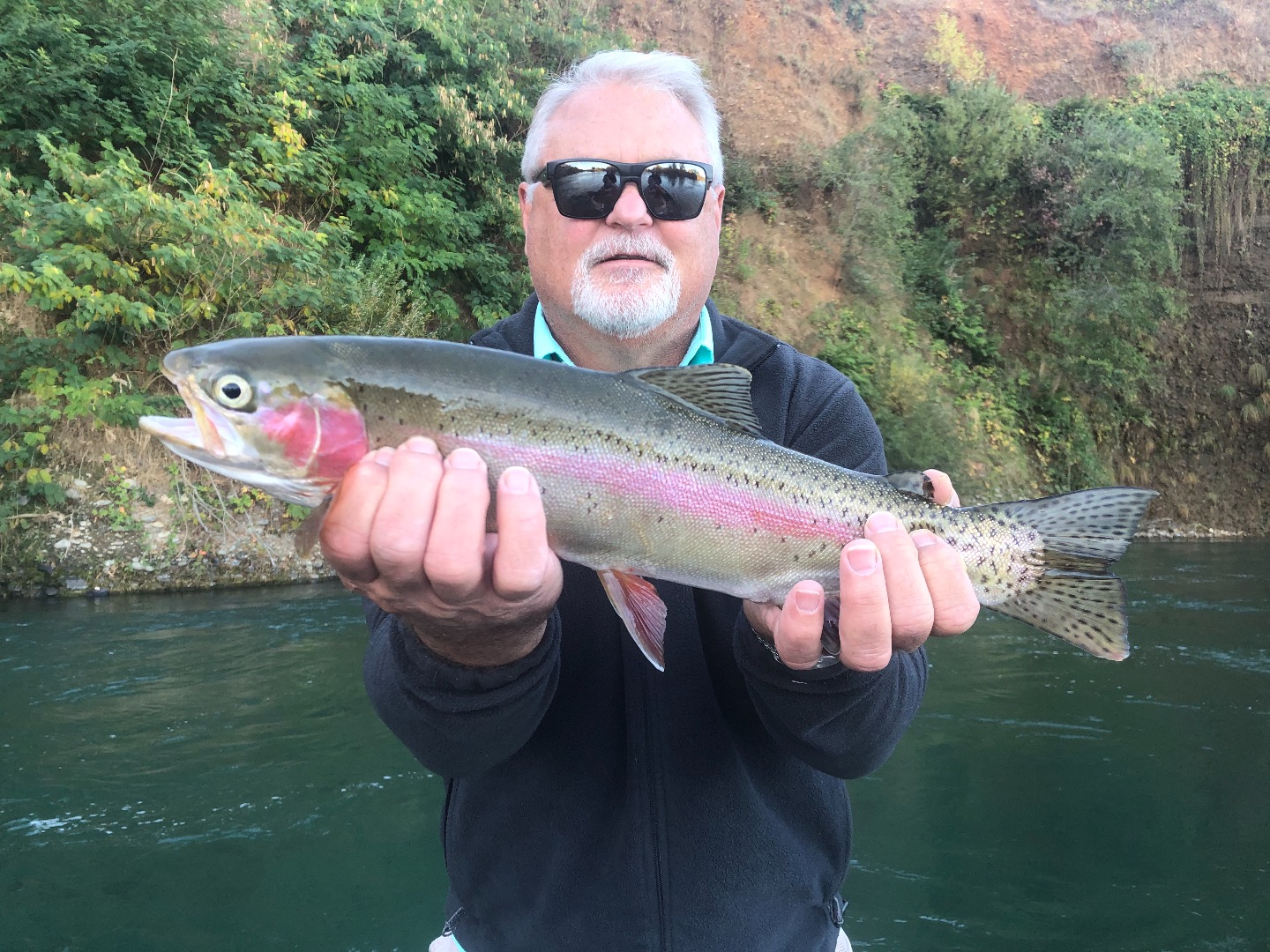 Steelhead/trout on the egg bite now!