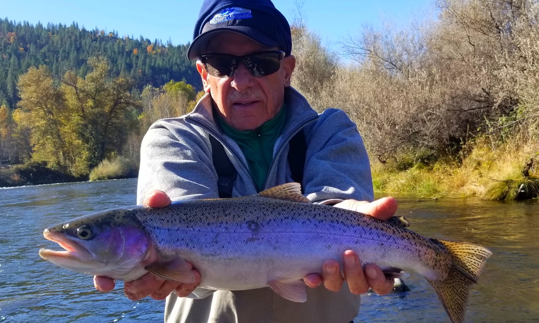 Blues Skies and Klamath Steelhead 