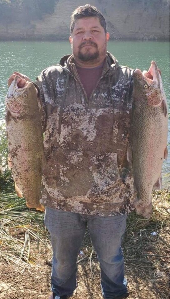 Two 7 Pound Rainbow Trout 