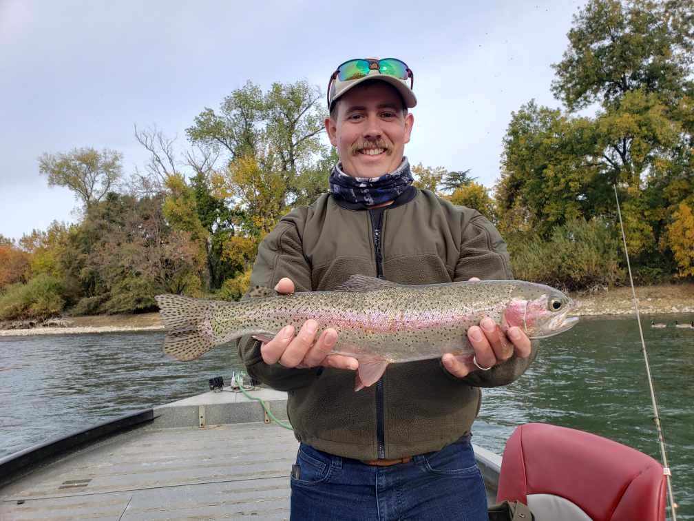 Hot egg bite on the Sac for steelhead/trout!