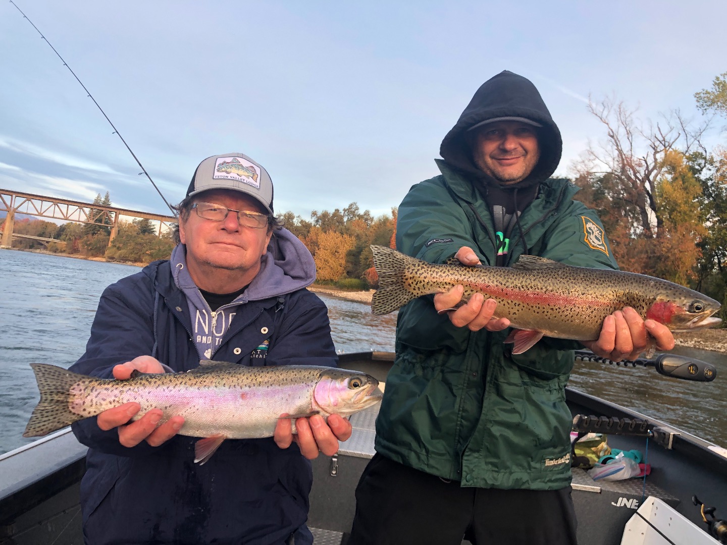 Big numbers day on the Lower Sac steelhead/trout grounds