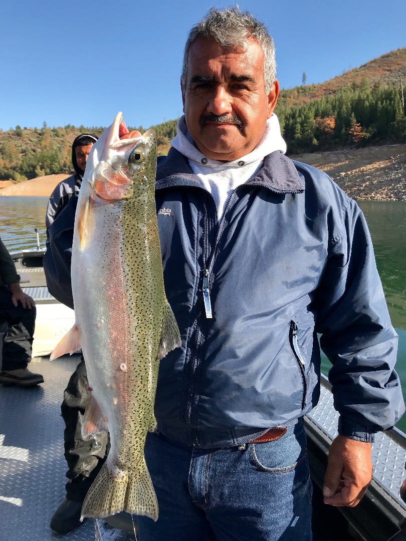 Gotta work for em on Shasta, but the trout look great!
