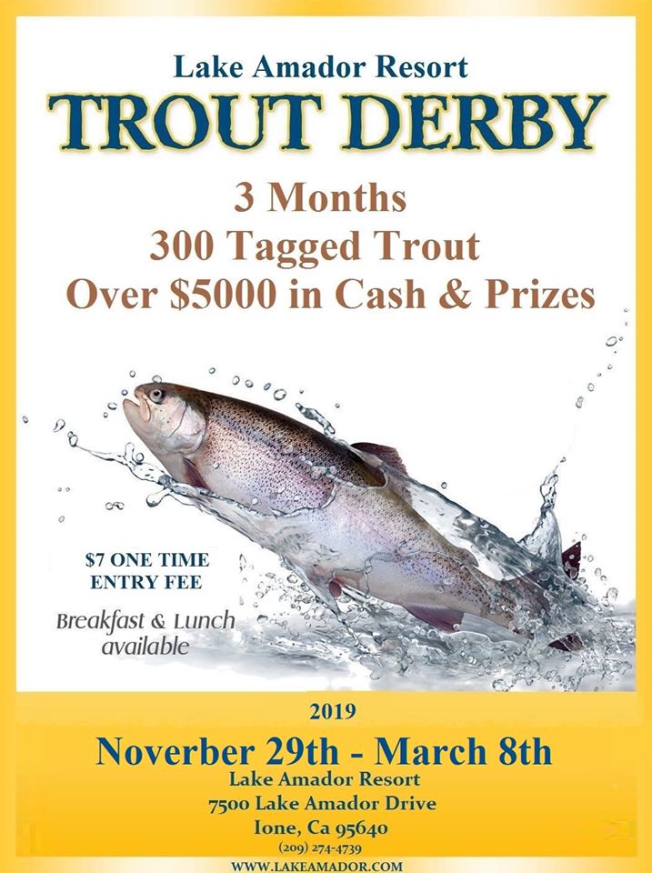 Annual Tagged Trout Derby starts this Friday the 29th!!