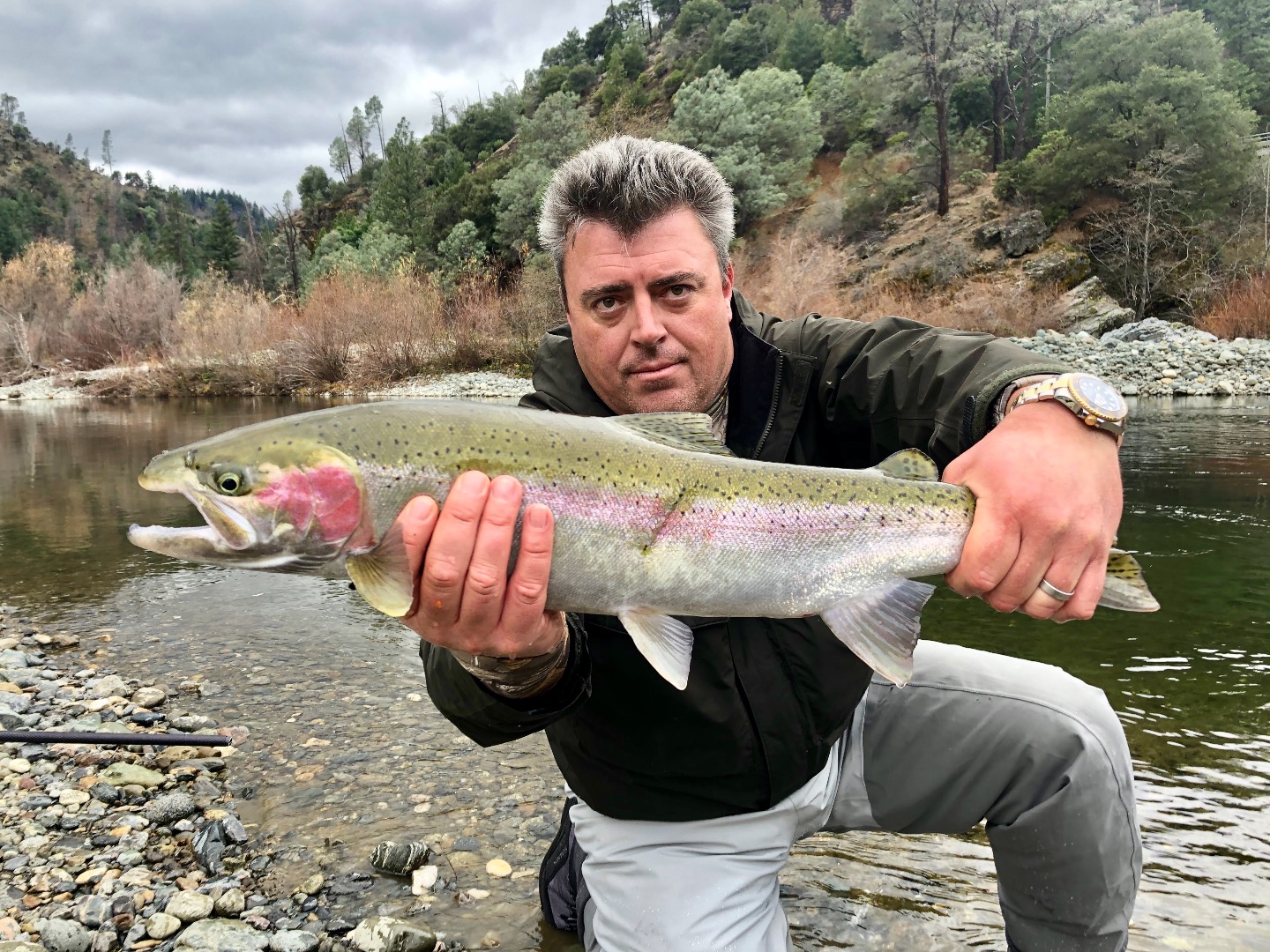 Trinity steelhead fishing improves.