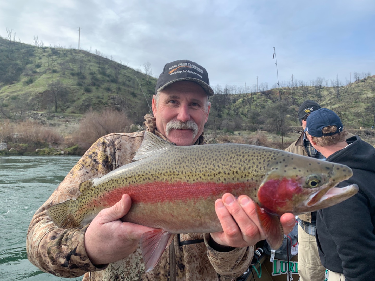 Big trout on the Sacramento River 