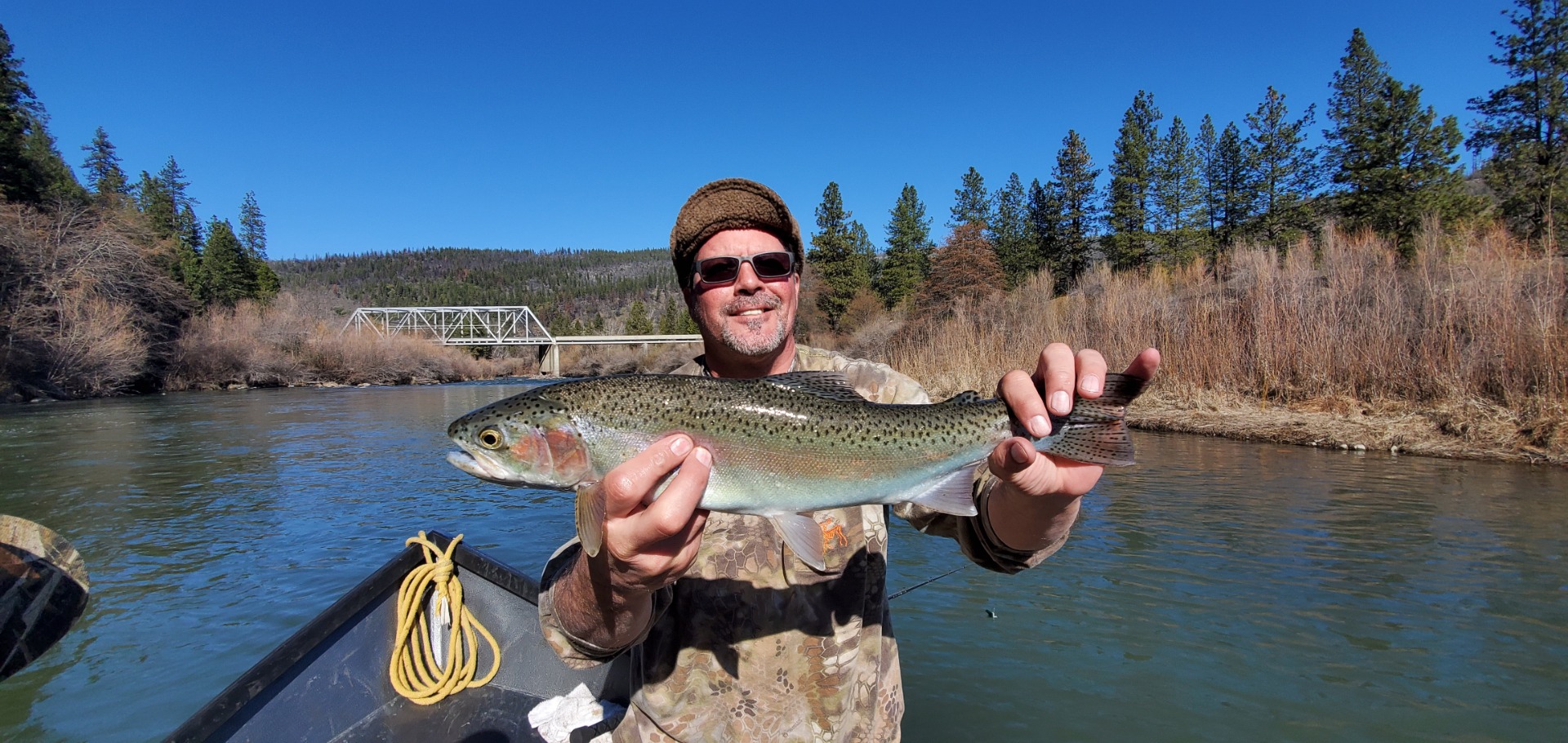 Klamath river  - Roughing it