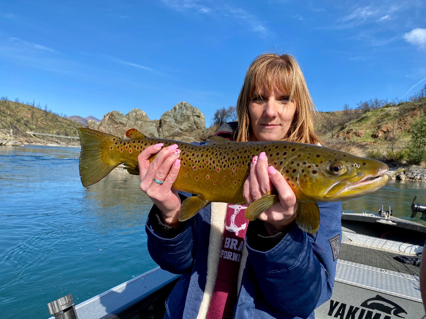 Sac River rainbow trout fishing blows up!