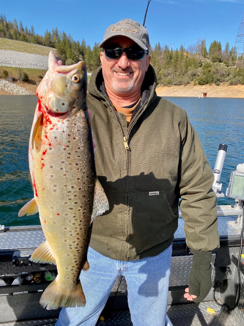 Shasta Lake Browns and rainbows are biting!