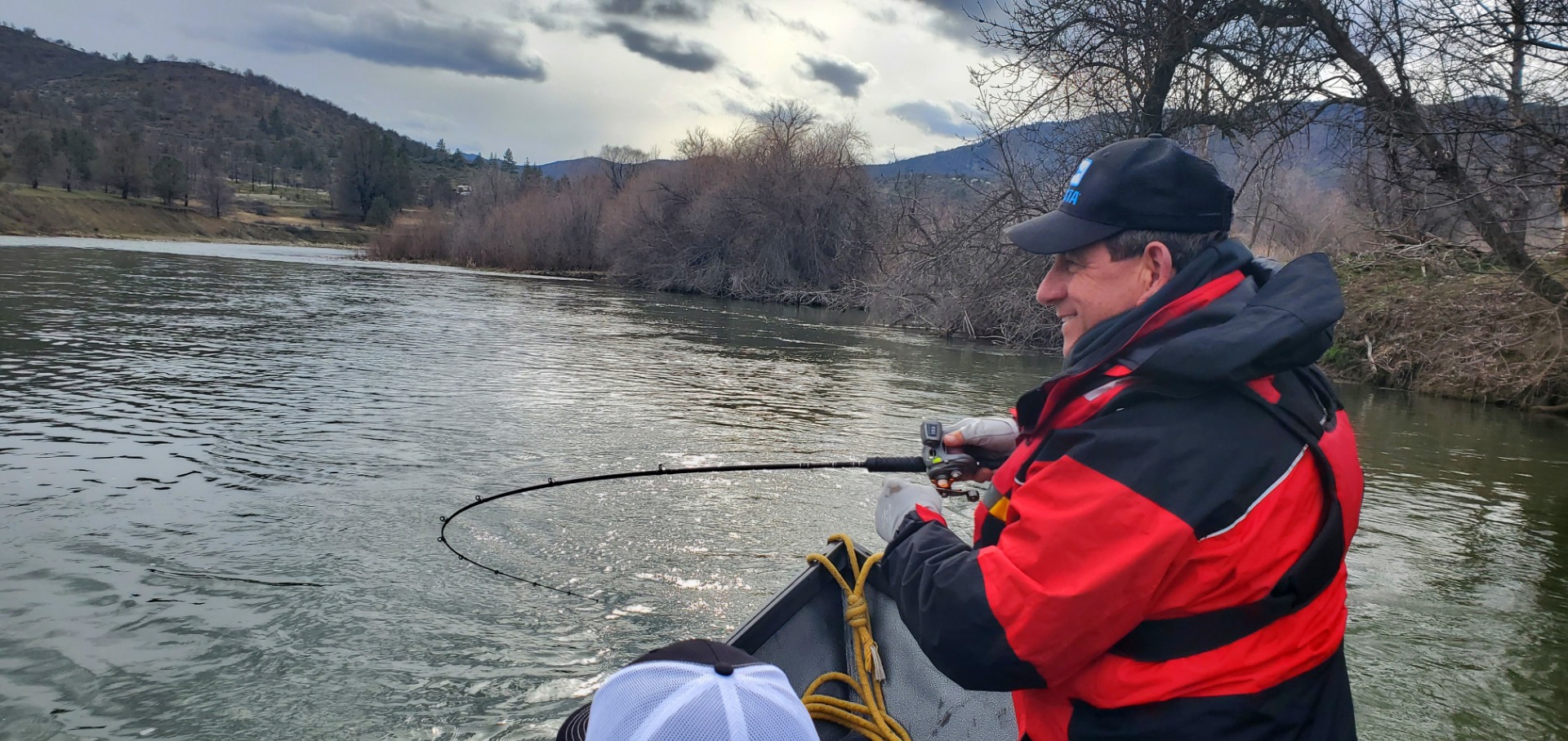 Klamath river - Bent rod smiles 