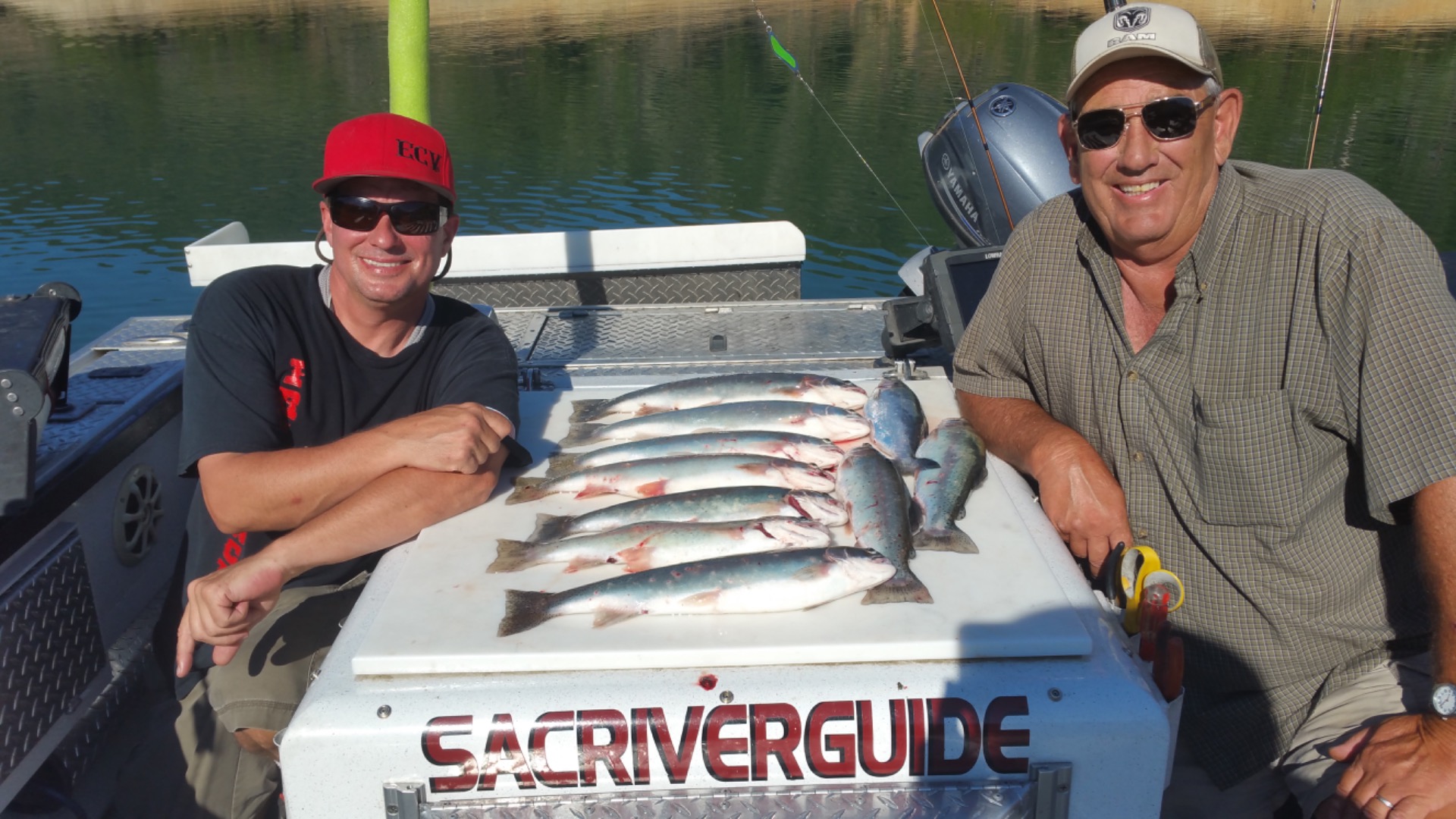 Rainbow trout fishing