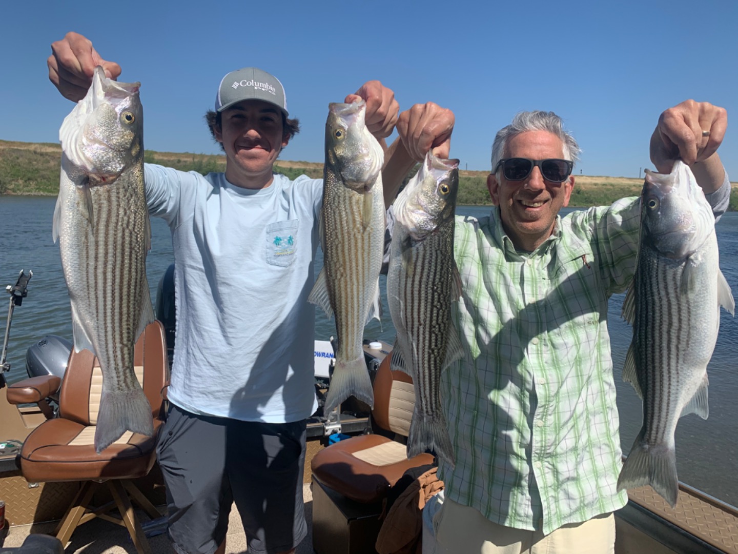 Stripers in colusa California 