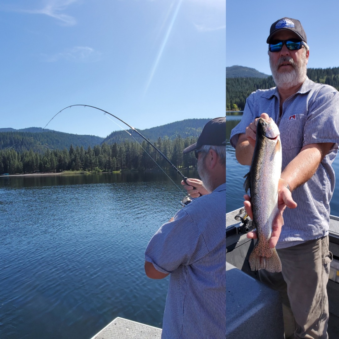 Rainbow Bending Lake Siskiyou