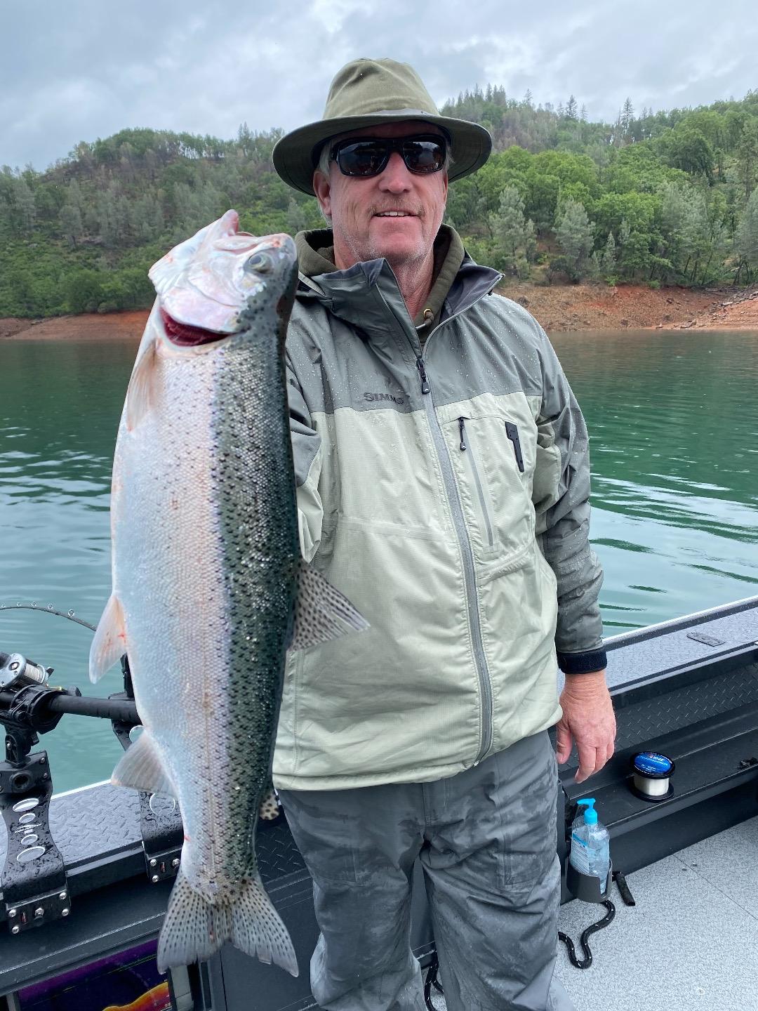 Shasta Lake brown bite still good! — Jeff Goodwin Fishing