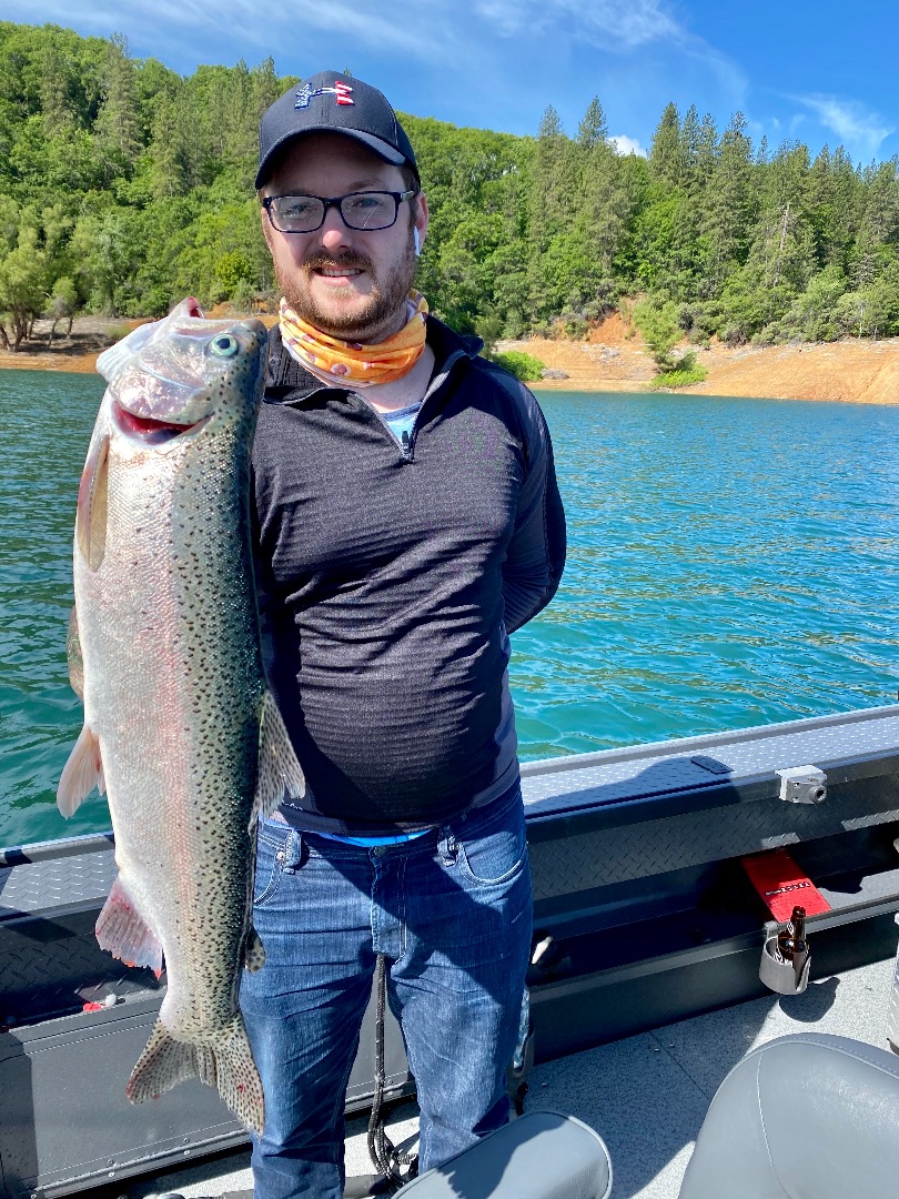 Big bows biting on Shasta Lake!