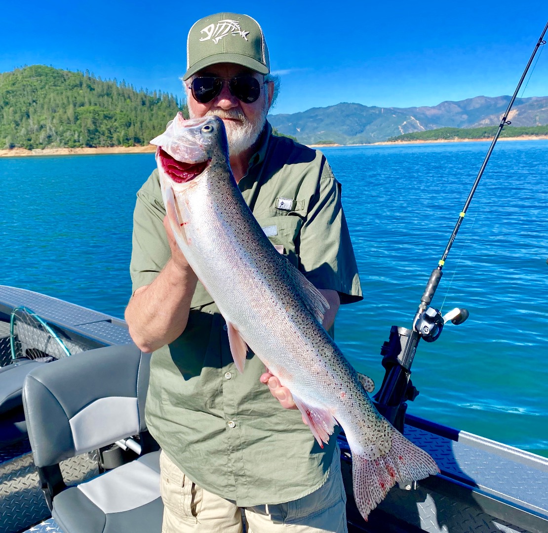 XL bows biting on Shasta Lake!
