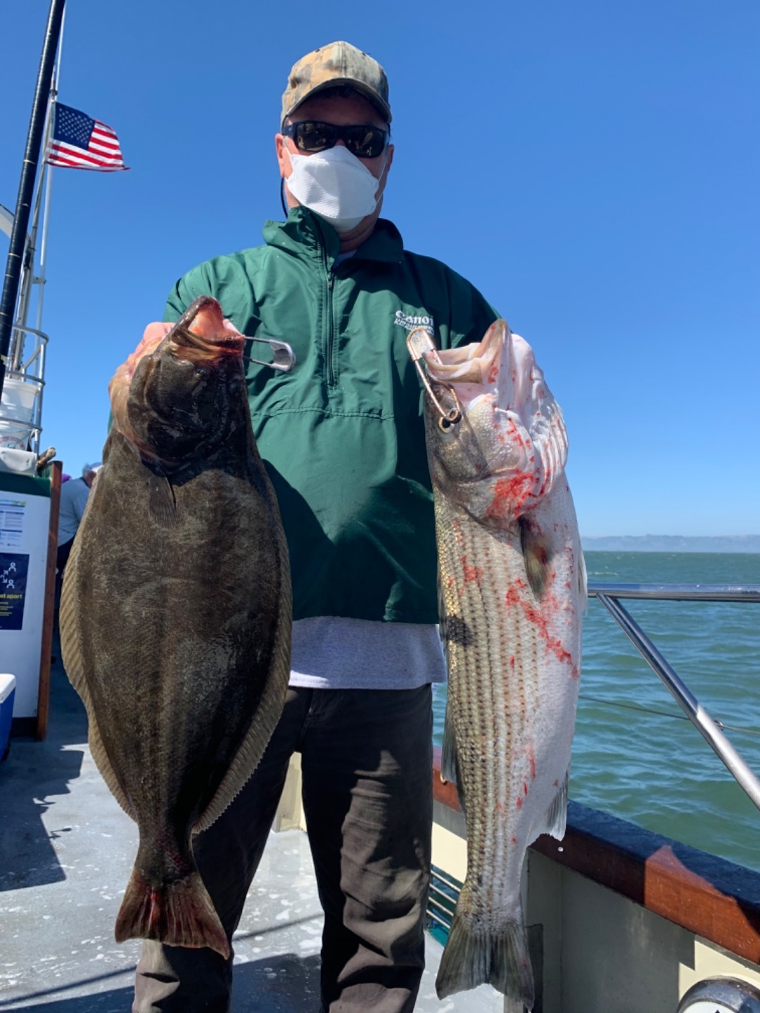 Limits of quality bass along with a box of halibut!!