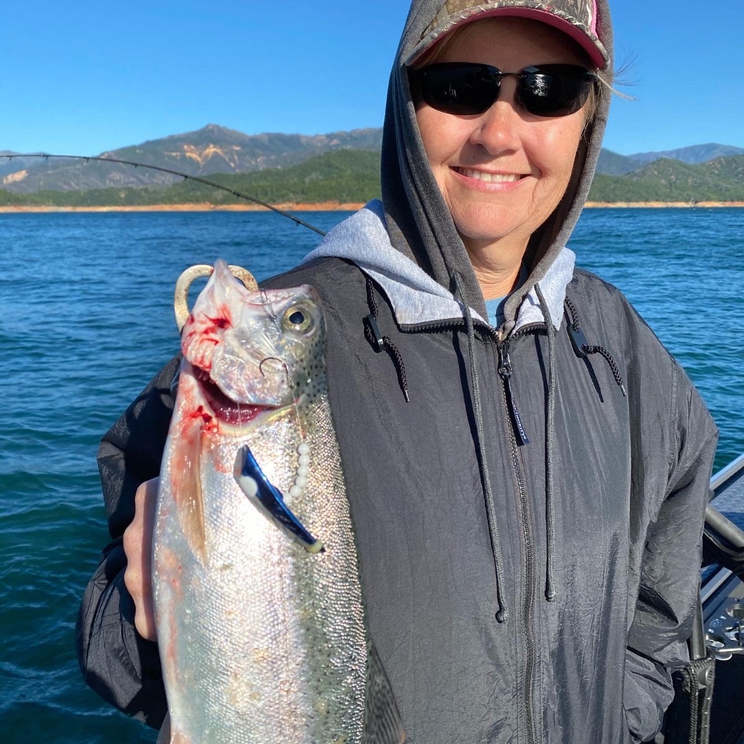 Shasta Lake Fish Report - Shasta Lake - Big winds tame Shasta bite