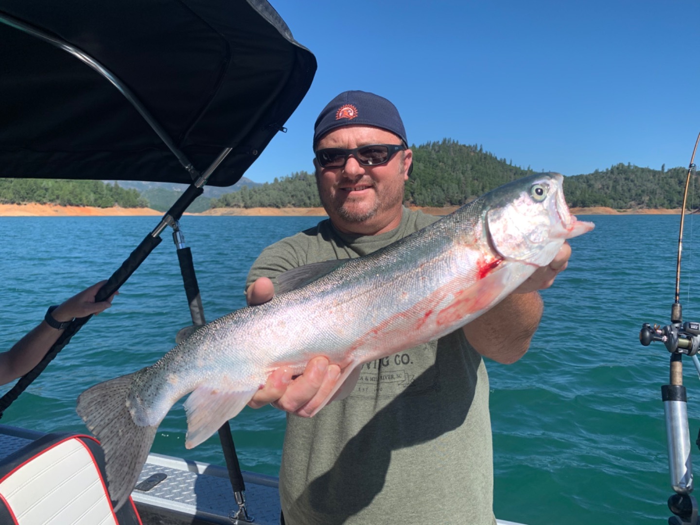 Big Rainbows on Shasta today!