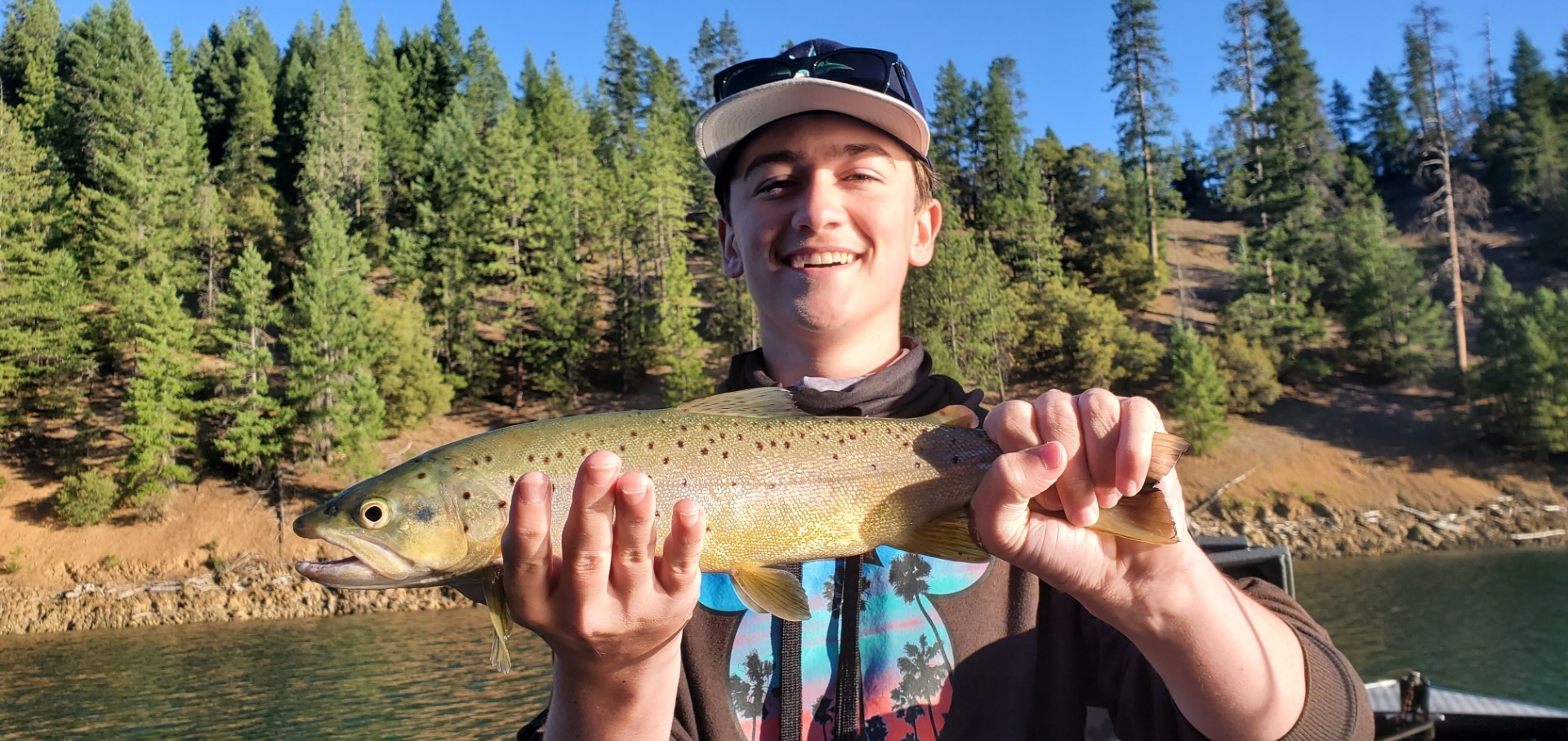 Awesome action on McCloud Reservoir 