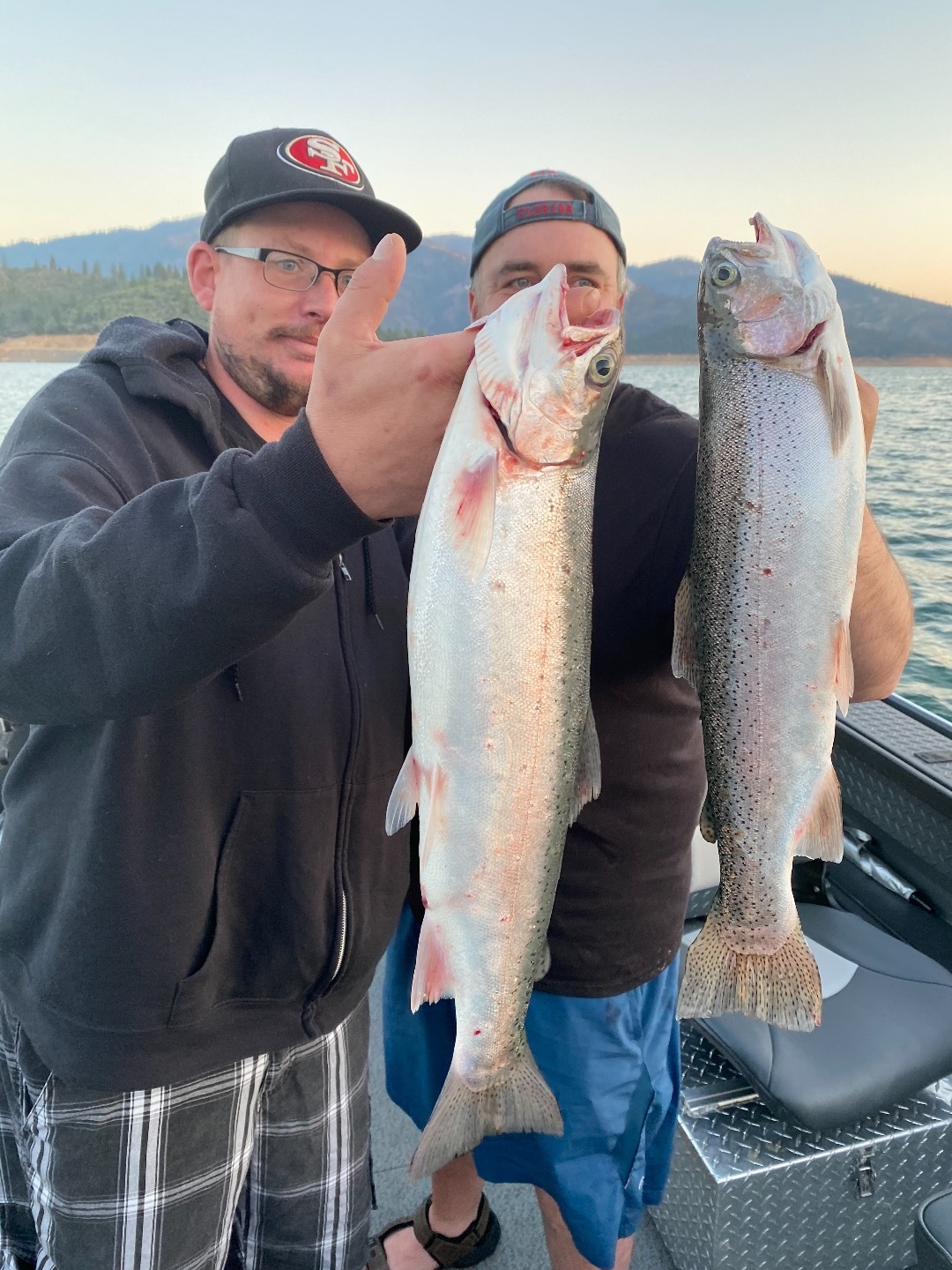 Shasta trout bite goes off!