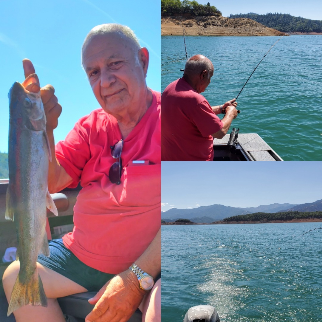 Hard fighting Shasta Lake Trout 