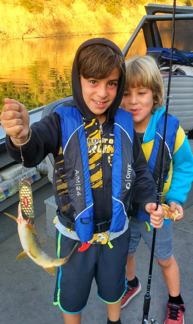 Boy's Day on McCloud Reservoir 