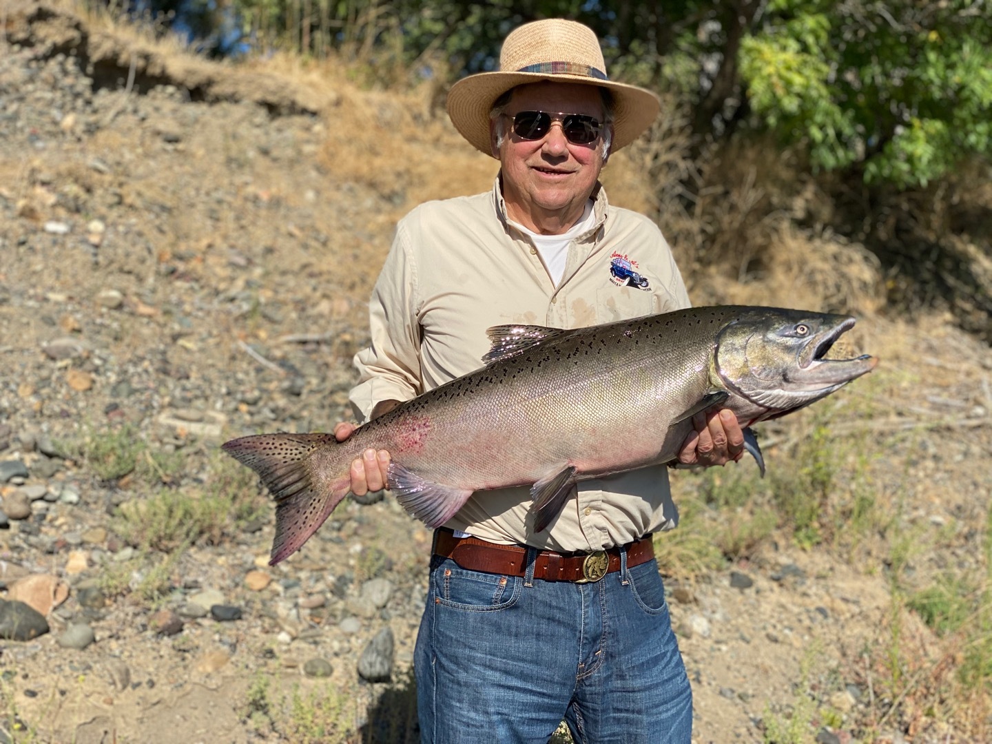 Sacramento River king salmon fishing