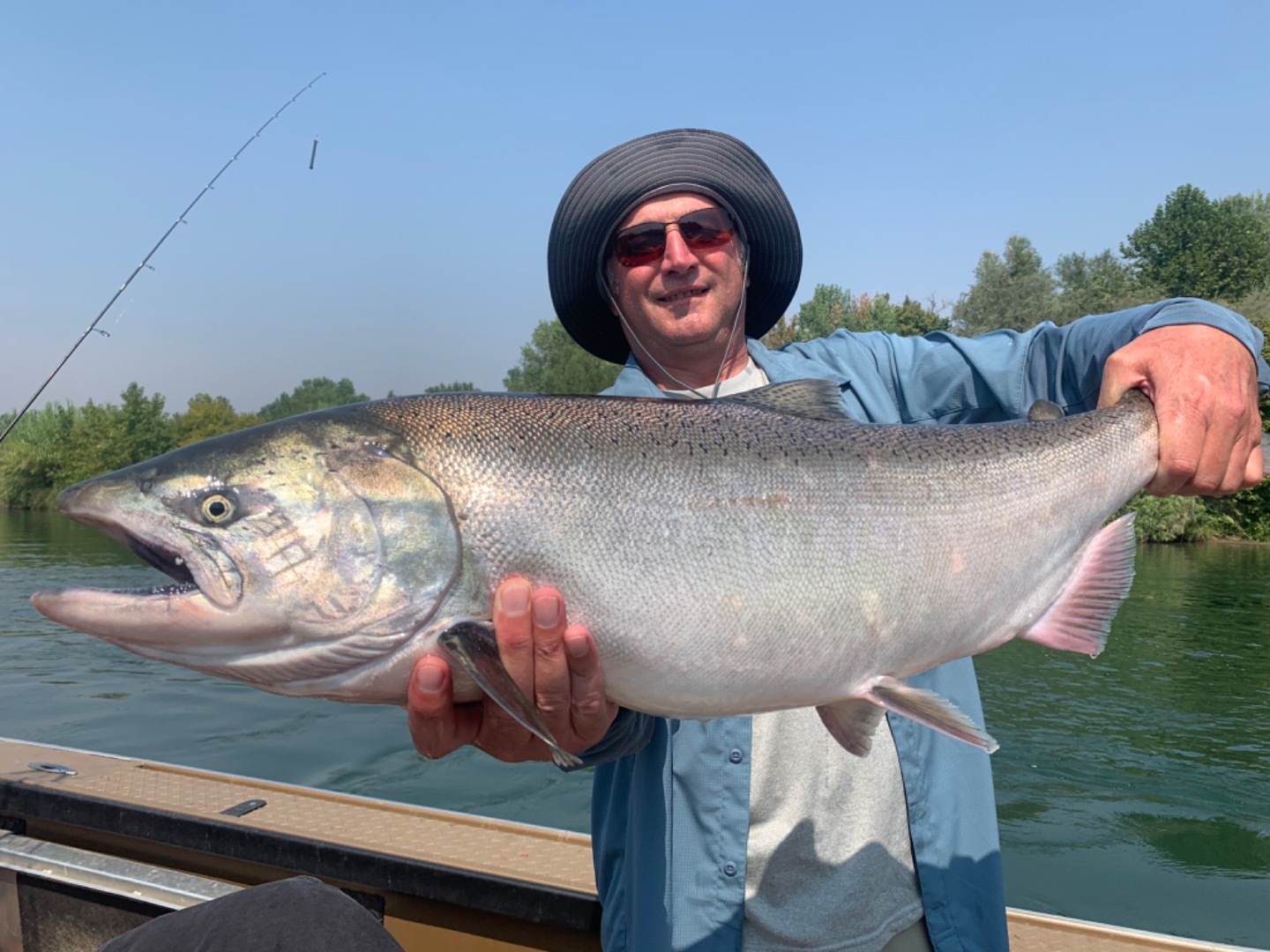Woodson Bridge Salmon Fishing 
