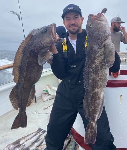 More Wide Open Monster Lingcod Biting