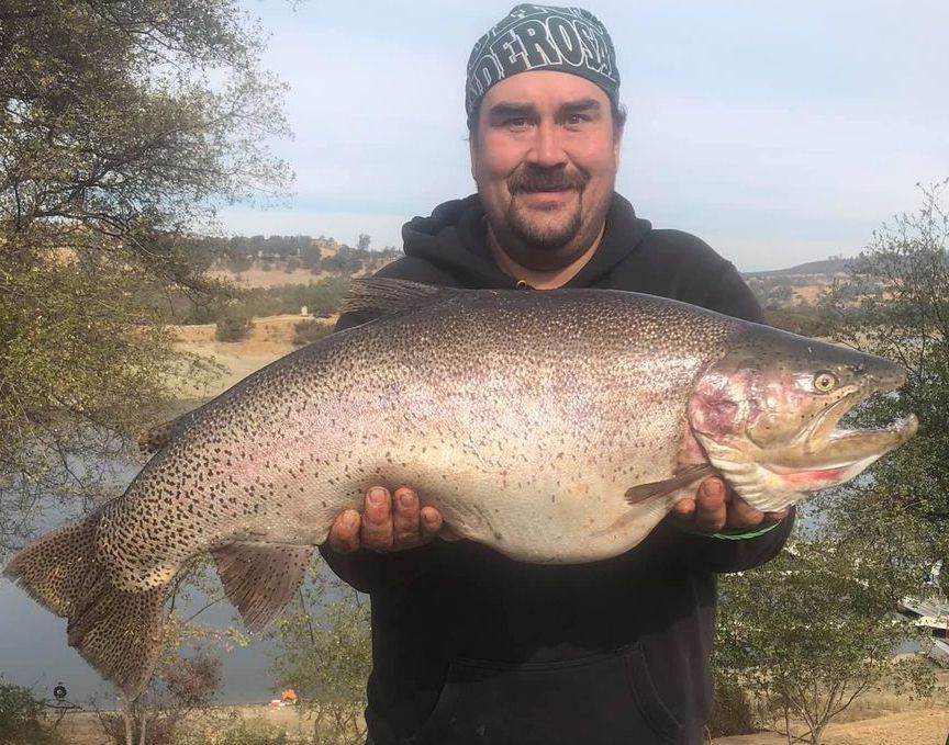 NEW LAKE RECORD TROUT OVER 20 POUNDS!!