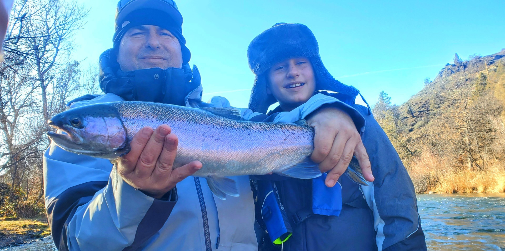 Retirement plus Father an Son time on the Klamath river 